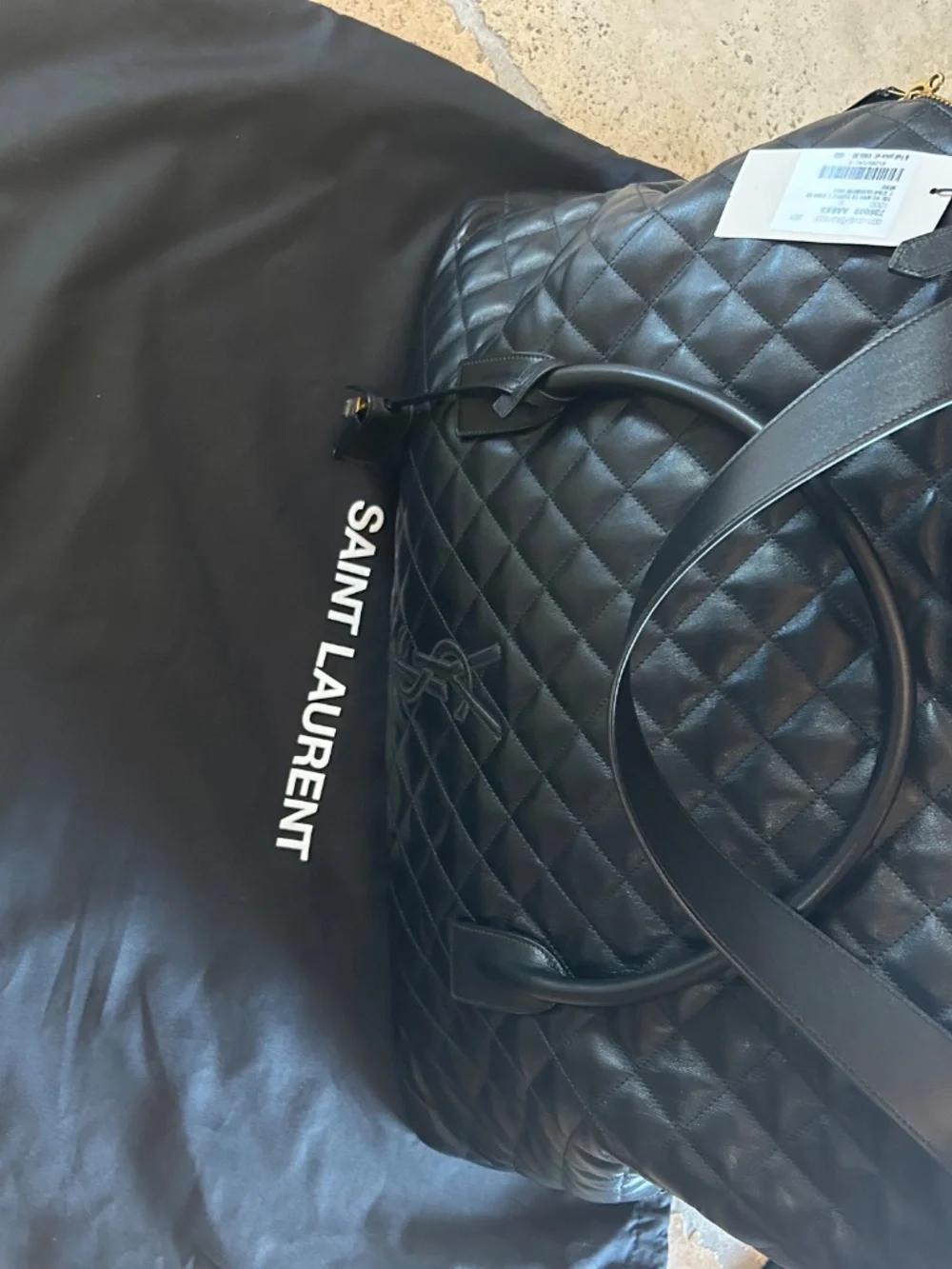Saint Laurent ES Giant Travel Bag.  Made in Italy.